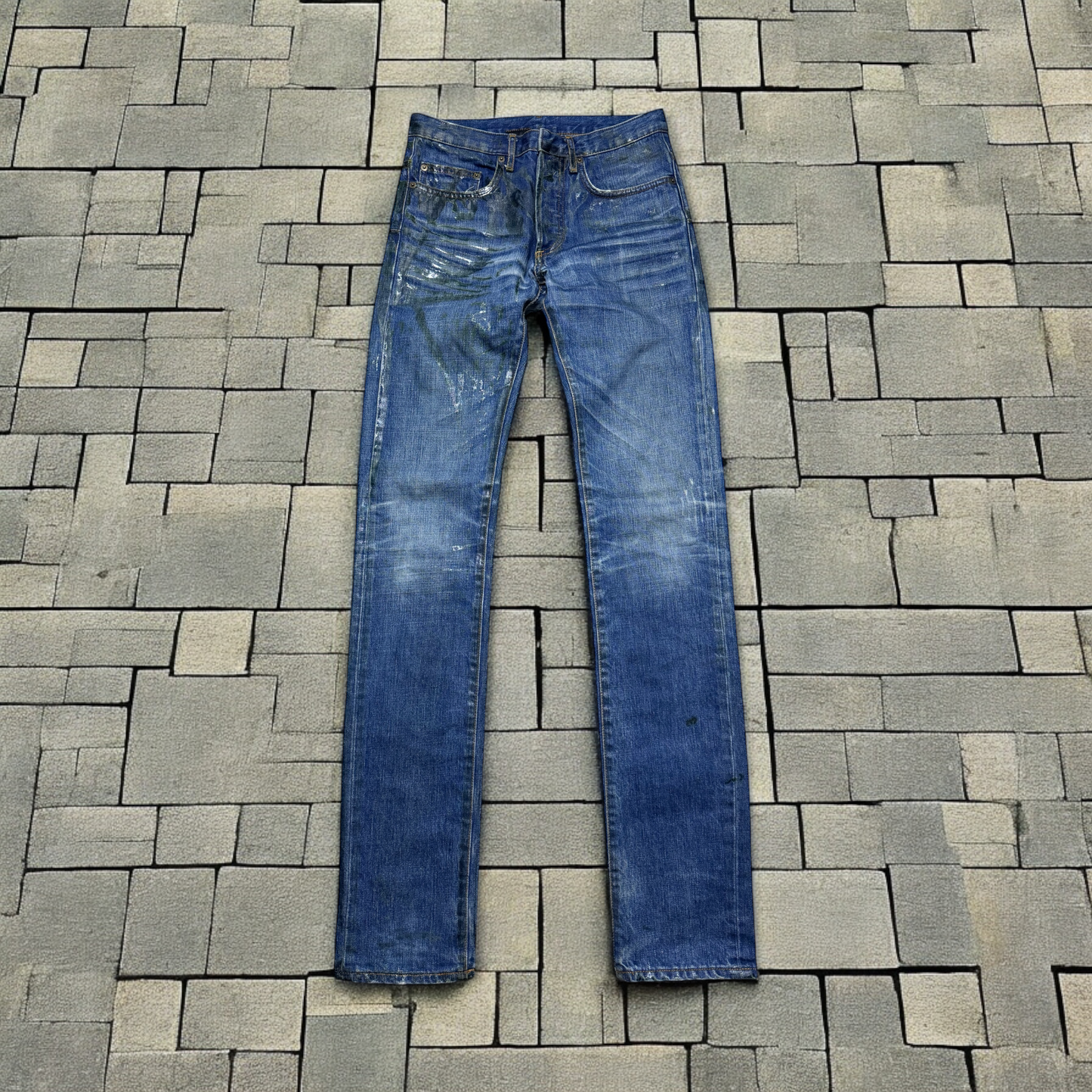 AW07 Dior Homme “Navigate” Blue Luster Denim