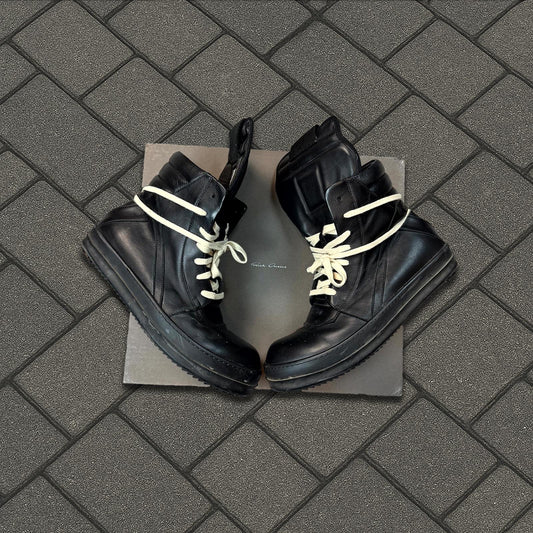 FW15 Rick Owens Black Geobaskets