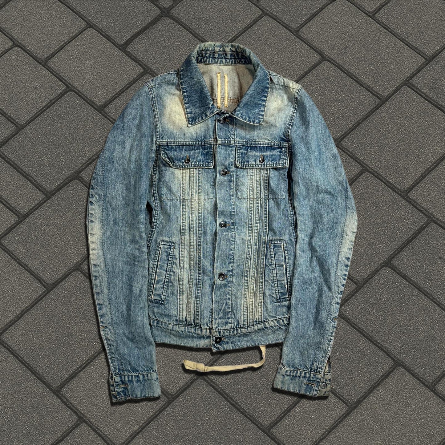 AW06 Rick Owens Mudwash Denim Jacket