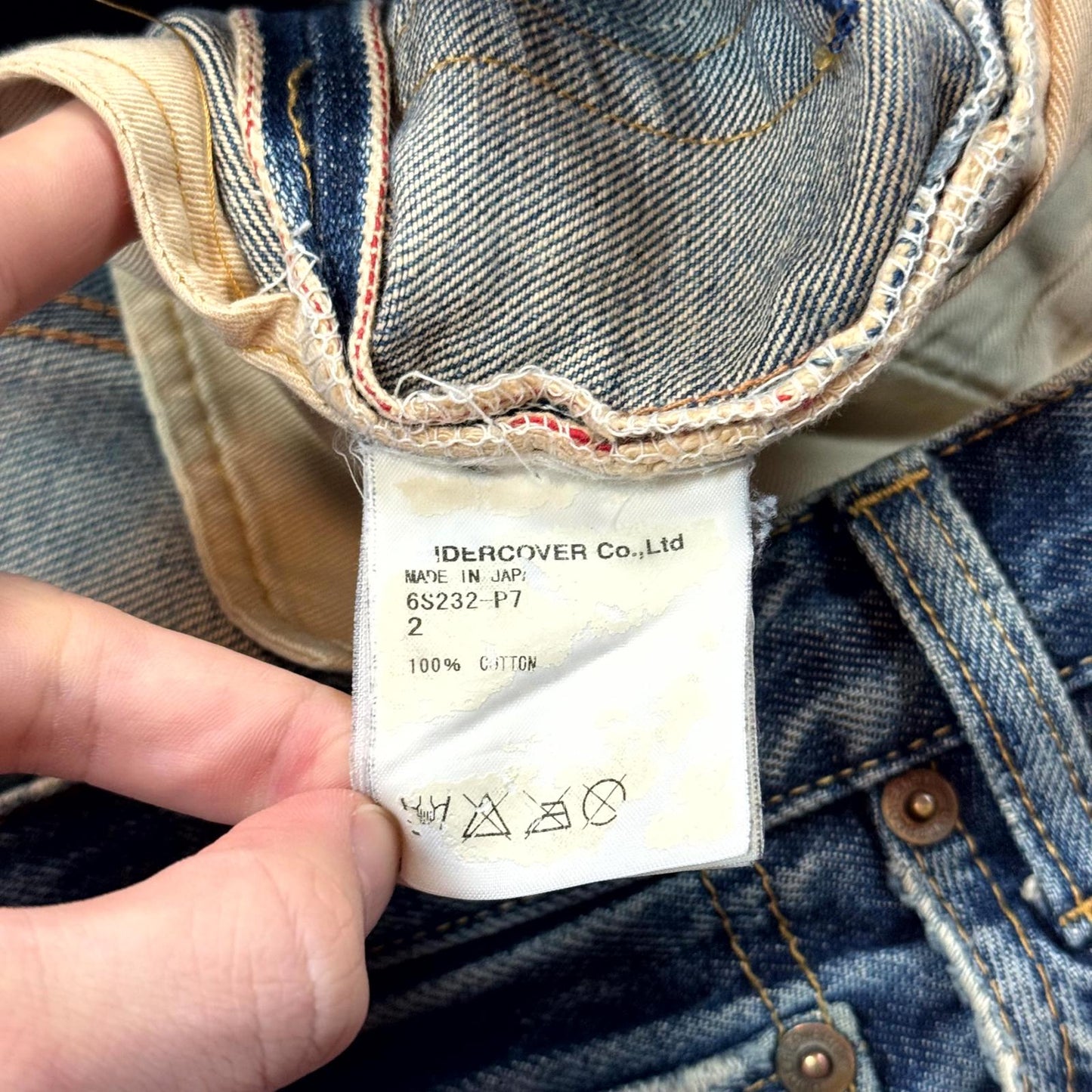 SS06 Undercover “Chuuut!” Denim