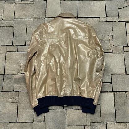 SS09 Dior Homme Gold Bomber Jacket