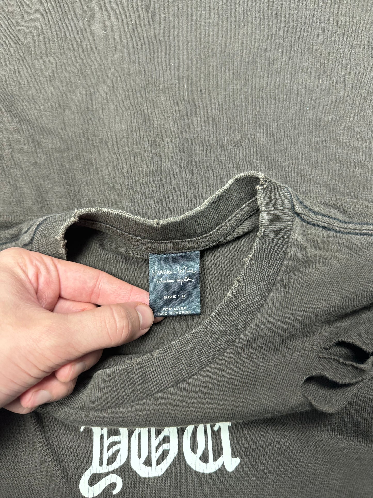 AW04 Number Nine Anti War Tee