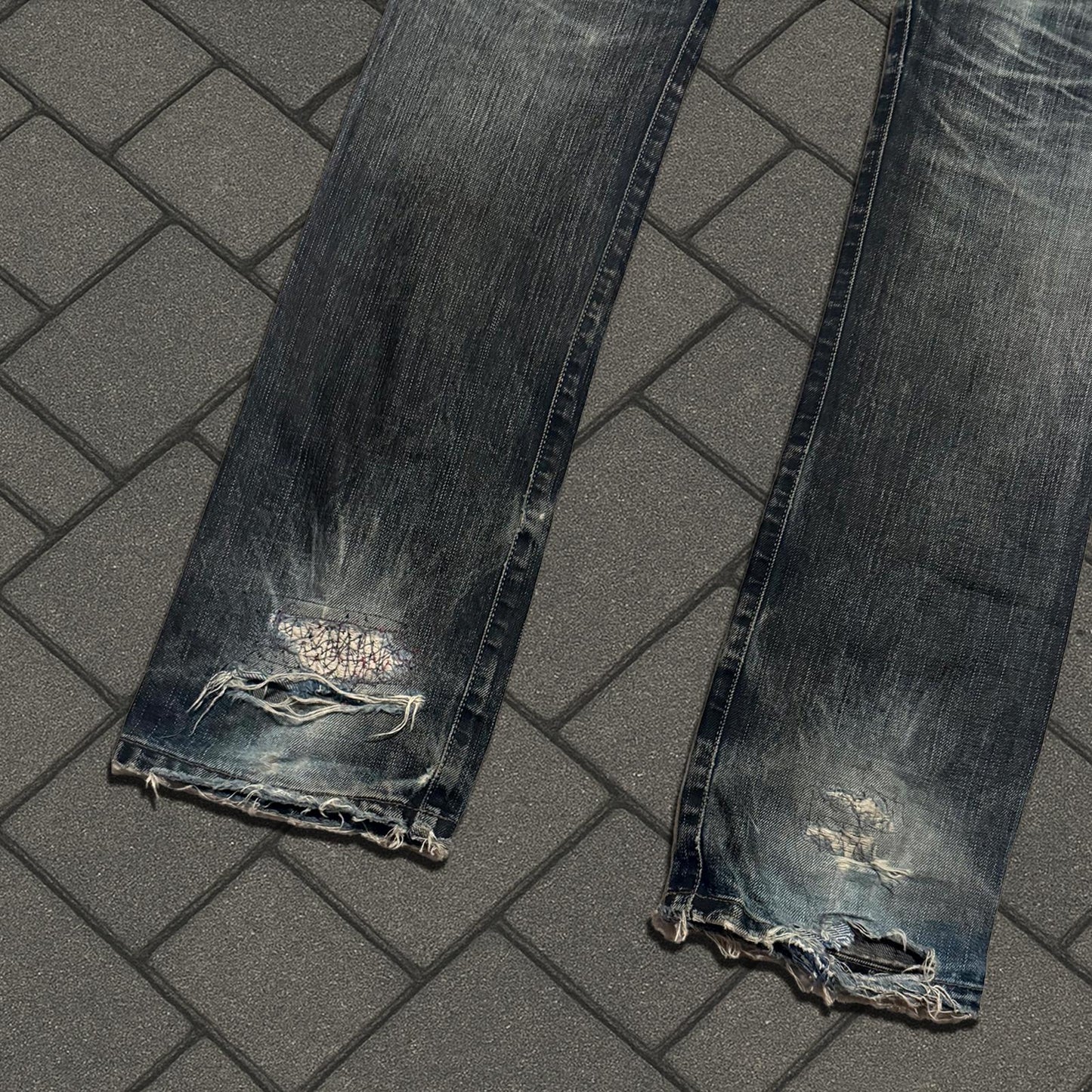 FW07 RIck Owens Dust Detroit Cut Denim