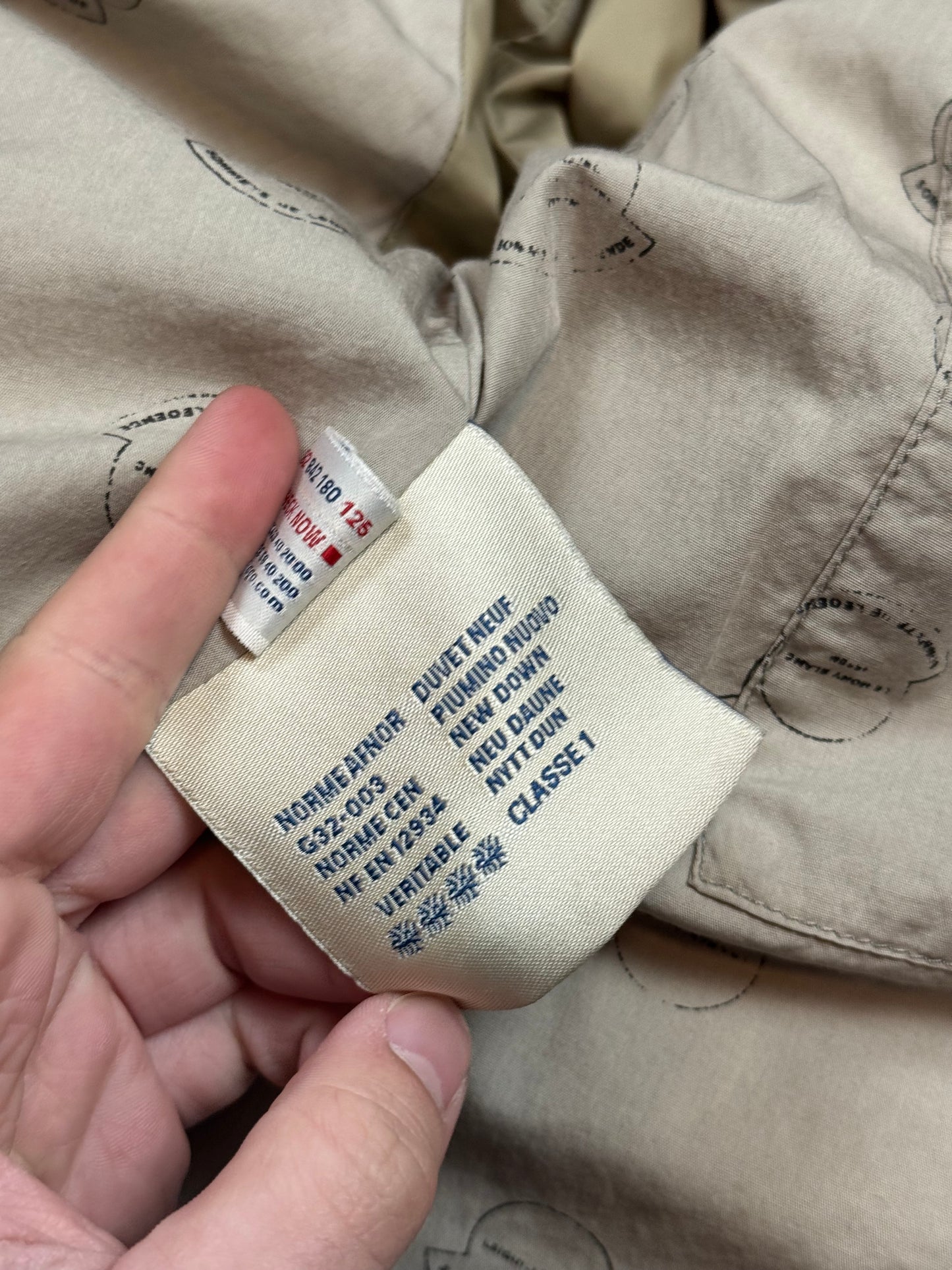 AW11 Visvim x Moncler Beige Fur Hood Puffer