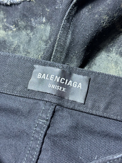Balenciaga Super Destroyed Muddy Denim