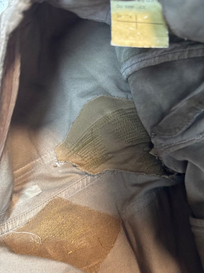 SS08 Rick Owens Brown Velour Double Layer Aircut Pants