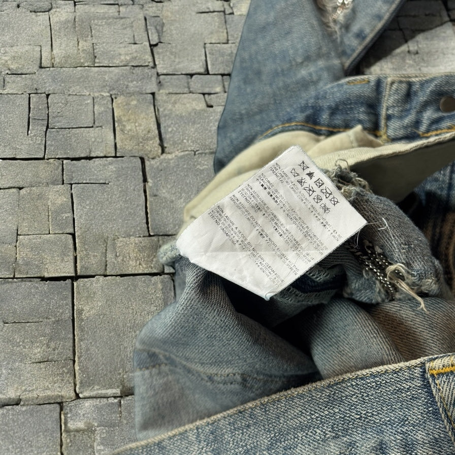 FW13 Saint Laurent Chain Denim
