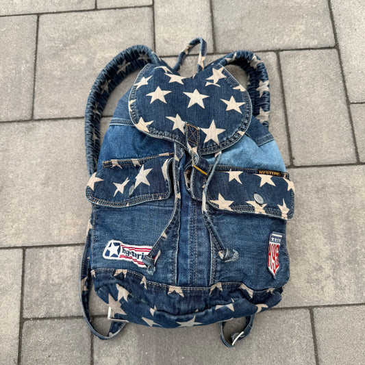 Hysteric Glamour Star Denim Backpack