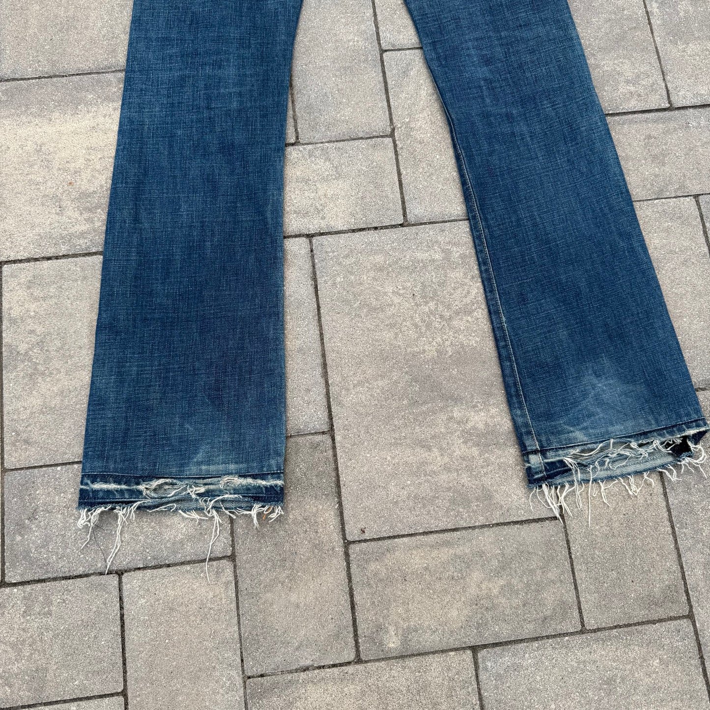 AW06 Dior Homme Bootcut Cummerbund Denim