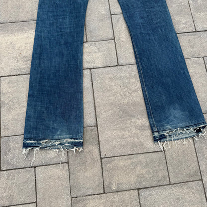 AW06 Dior Homme Bootcut Cummerbund Denim