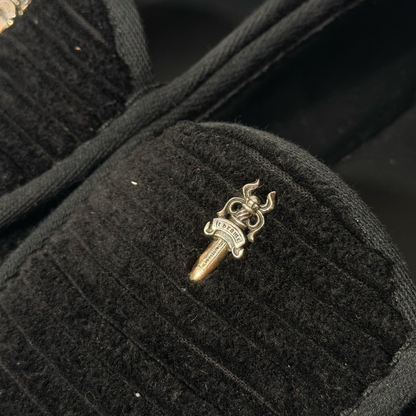 Chrome Hearts Dagger Corduroy Loafers
