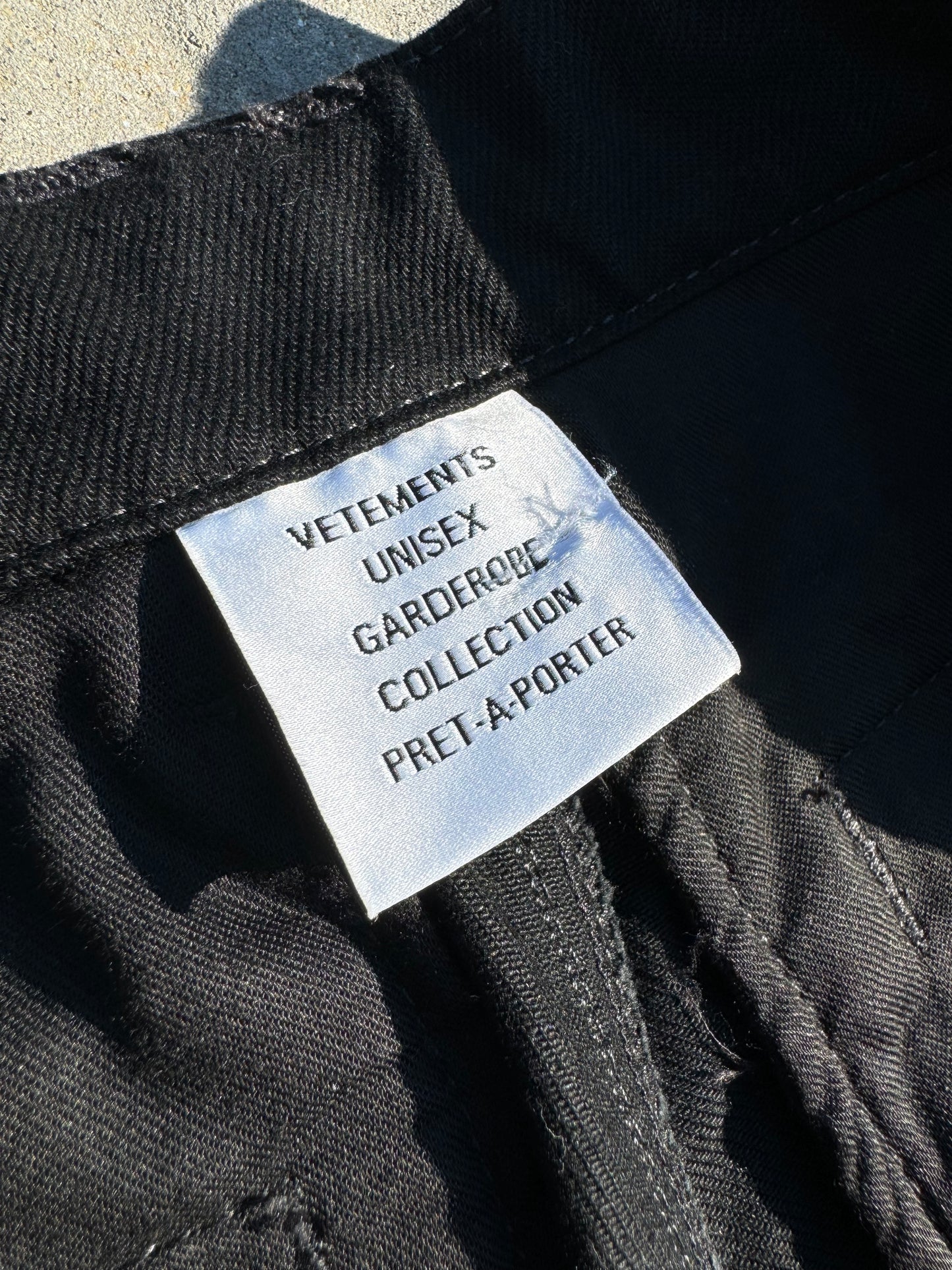 Vetements Transformer Denim