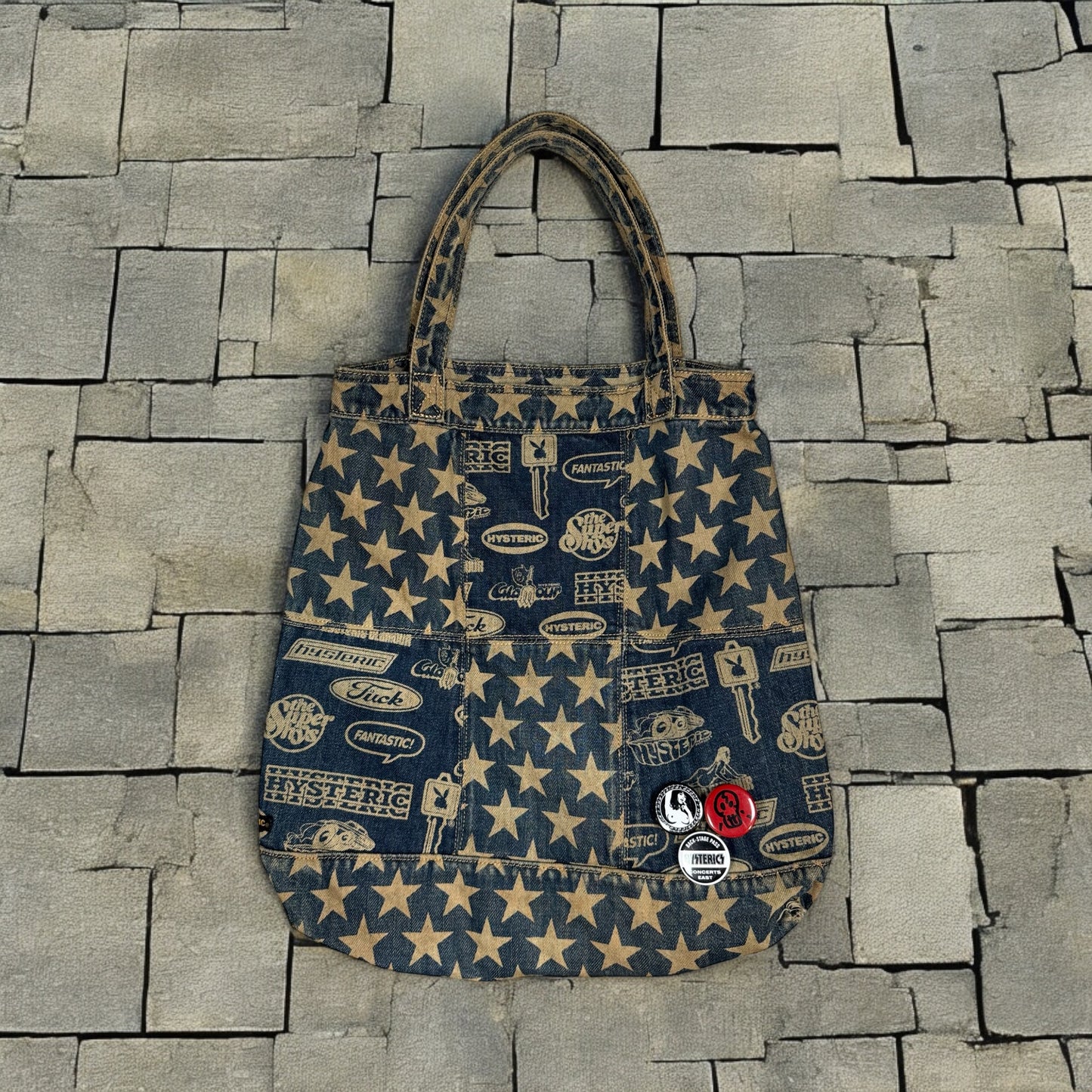 Hysteric Glamour Denim Tote Bag