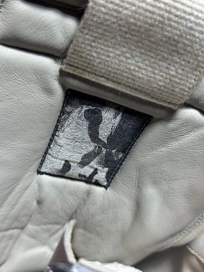 Rick Owens Pearl Grey Reflective Geobaskets