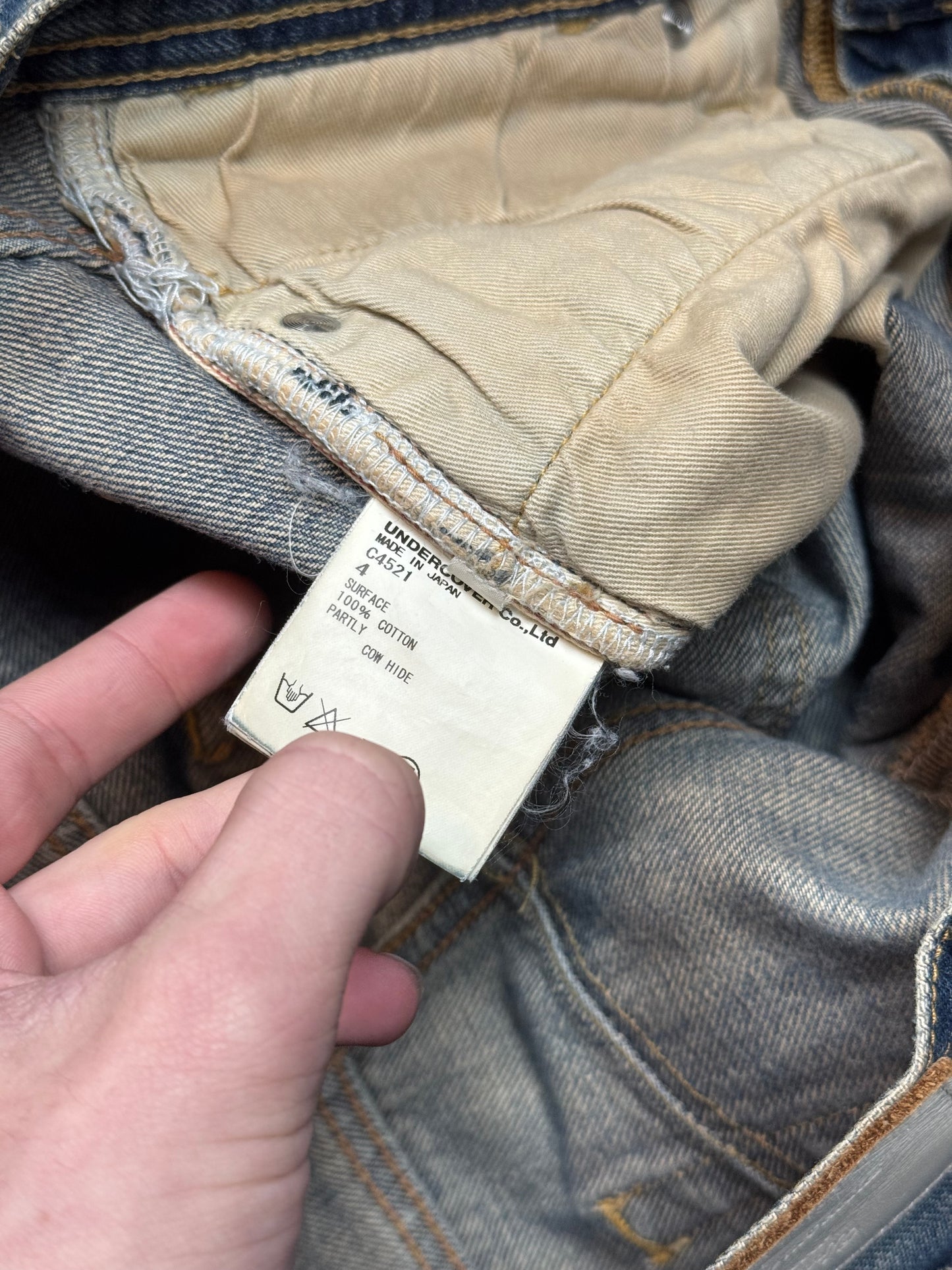 SS09 Undercover “Neoboy” Poem Denim