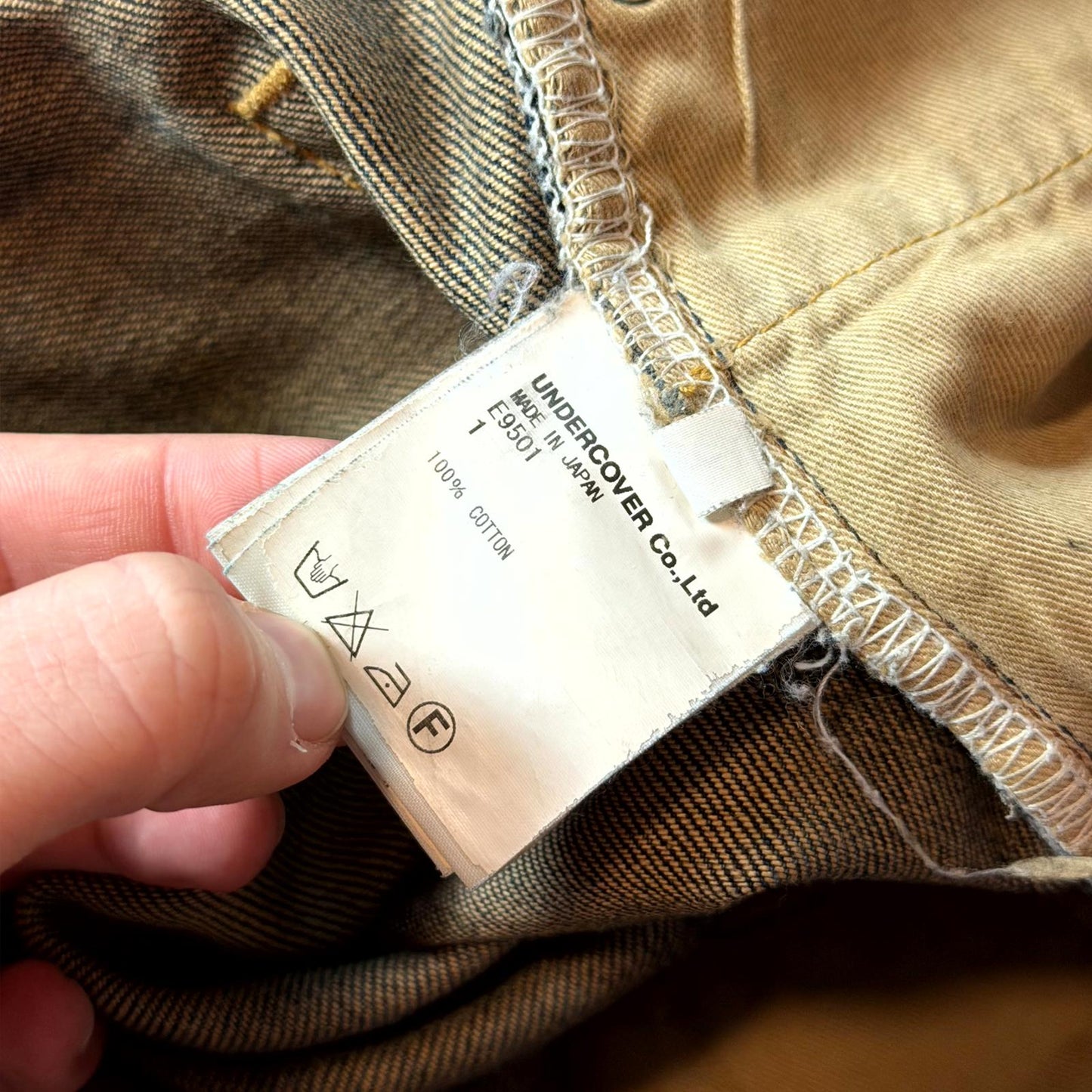 SS10 Undercover Blue Yarn 68 Denim