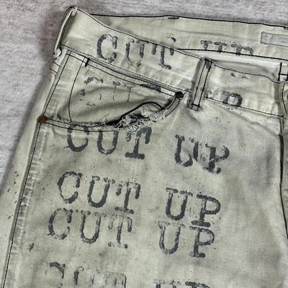 SS02 Number (N)ine ‘Cut Up’ Denim