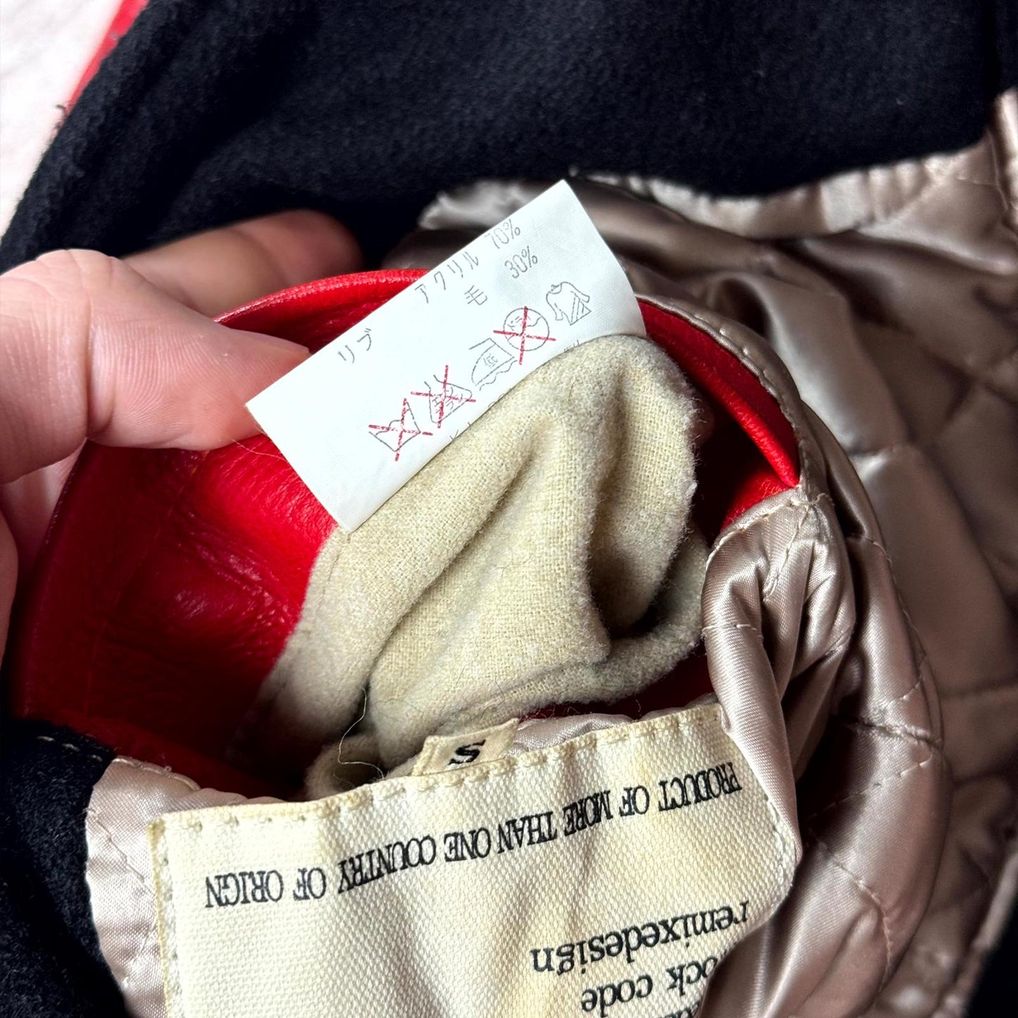 AW98 Beauty Beast Red Tink Bomber Jacket