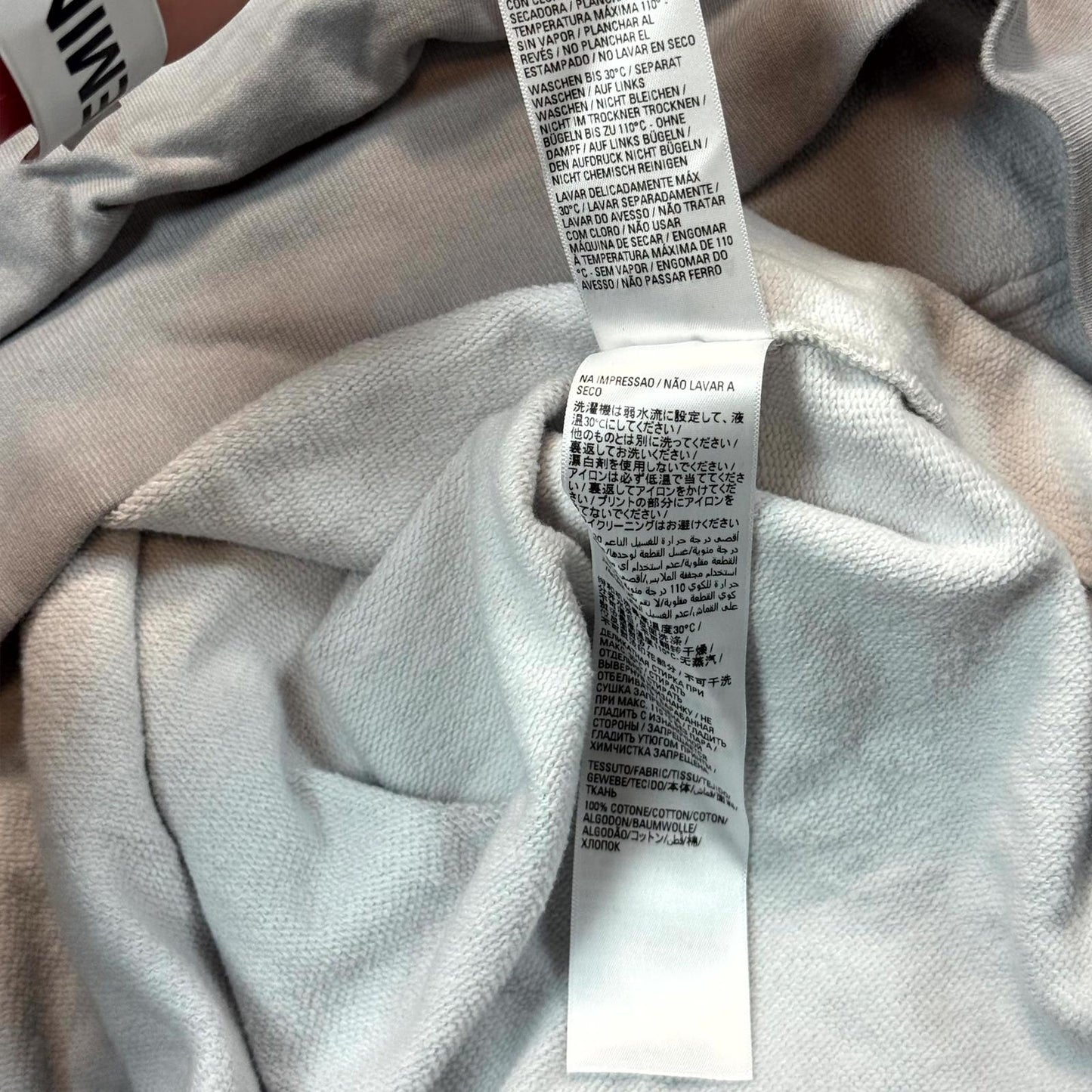 2021 Balenciaga Grey Metal Logo Hoodie