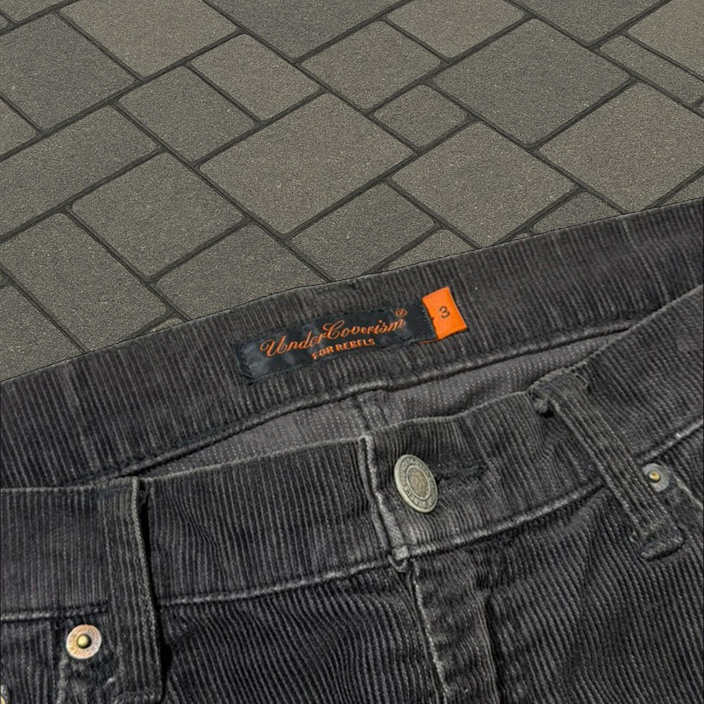AW06 Undercover BBV Black Corduroy Bug Pants