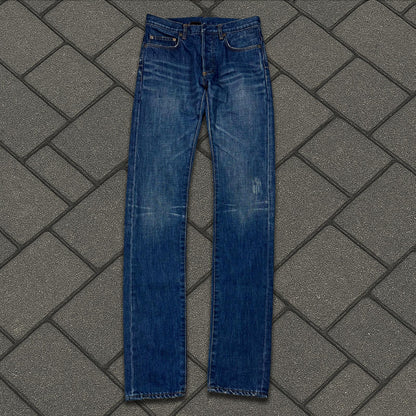 AW03 Dior Homme Blue Clawmark Denim