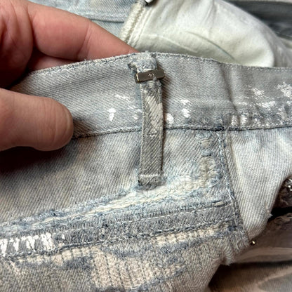 SS09 Dior Homme Paint Splatter Denim