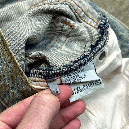 SS04 Dior Homme Waxed Bleu Clair Denim