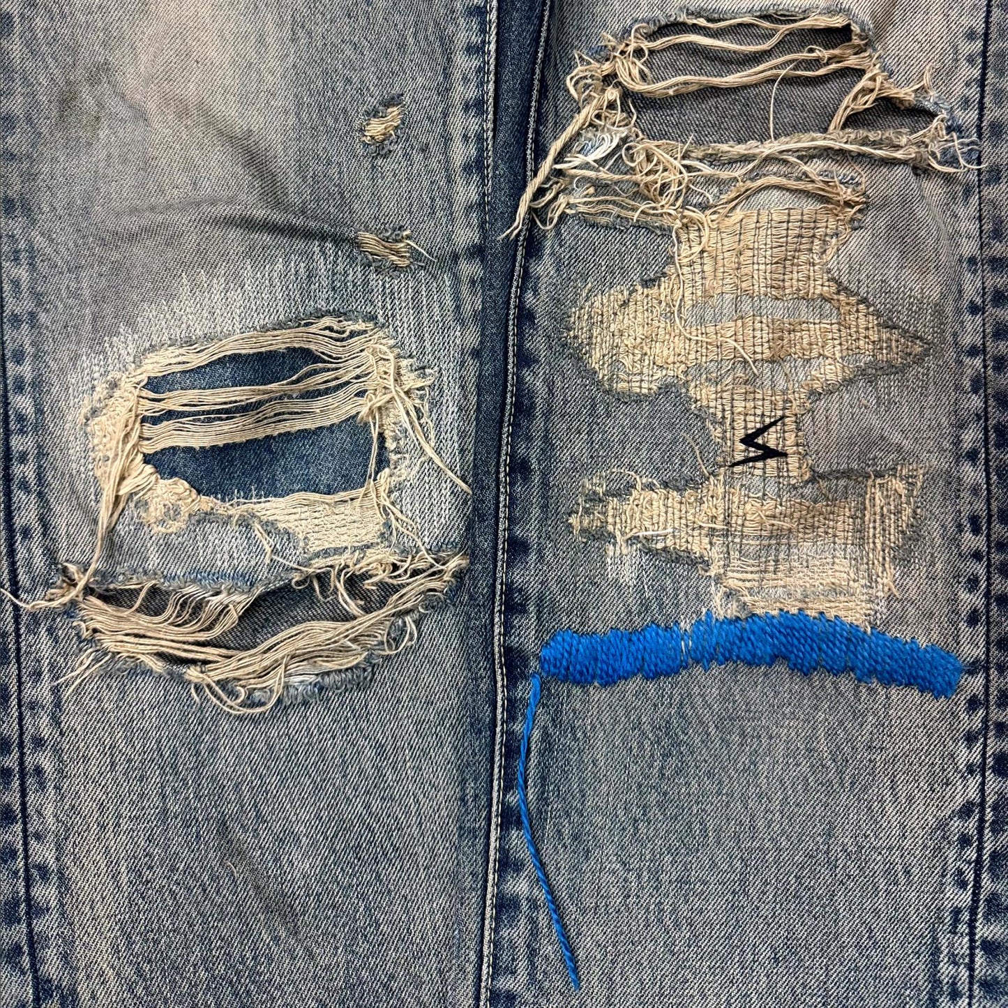 SS10 Undercover Blue Yarn 68 Denim