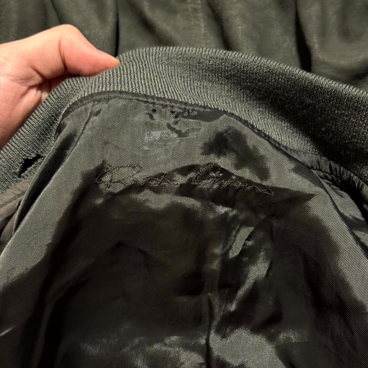 FW15 Rick Owens 'Sphinx' Dark Dust Jacket