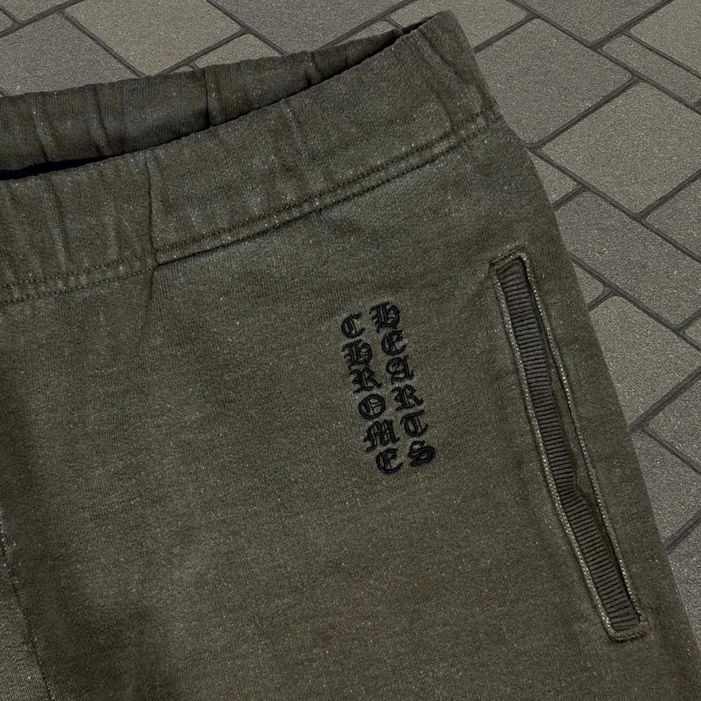 Chrome Hearts Brown Vertical Logo Sweatpants