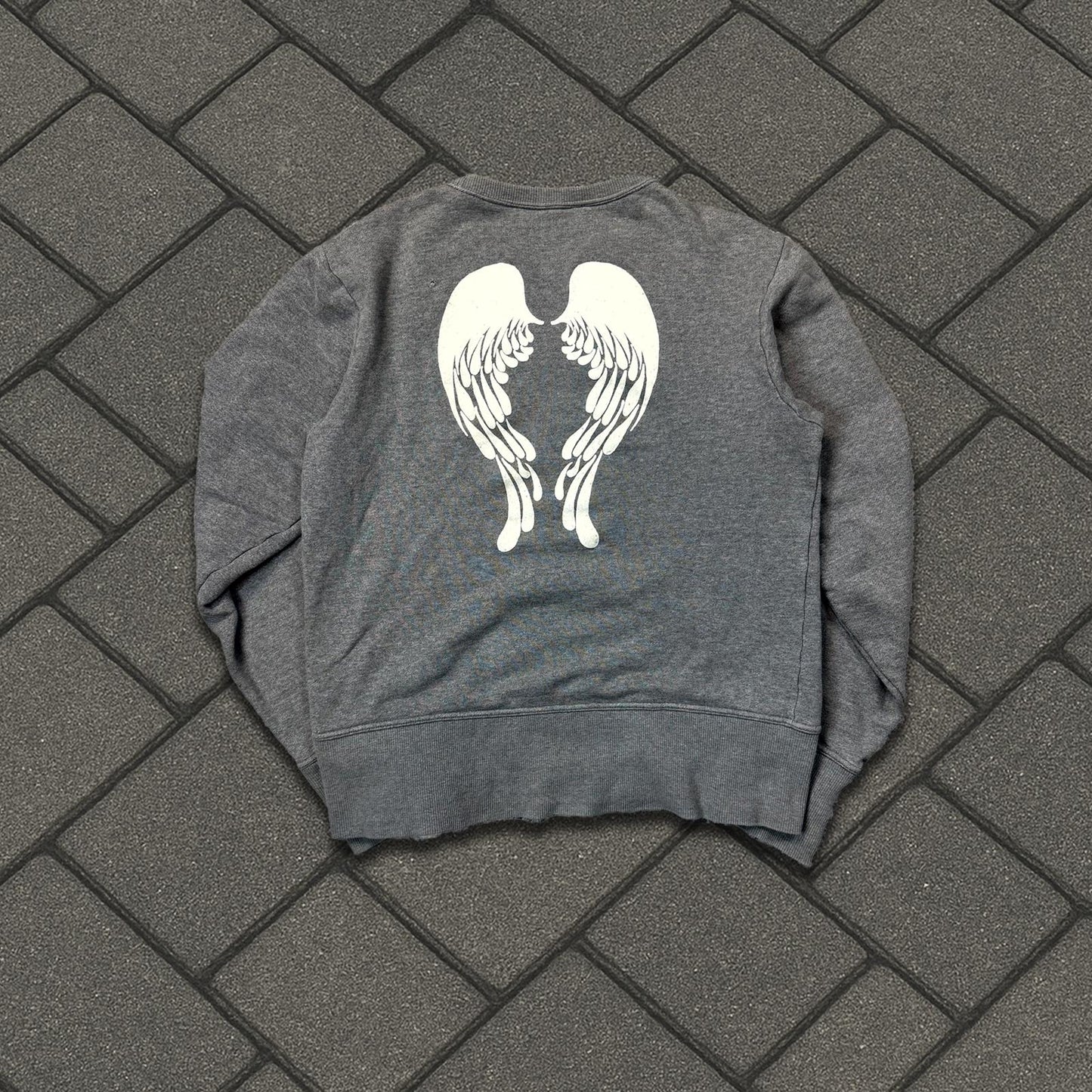 AW96 Beauty Beast Angel Wings Crewneck