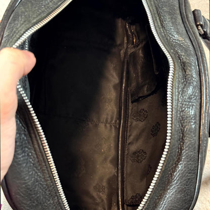 Chrome Hearts Cross Patch Leather Bowling Bag