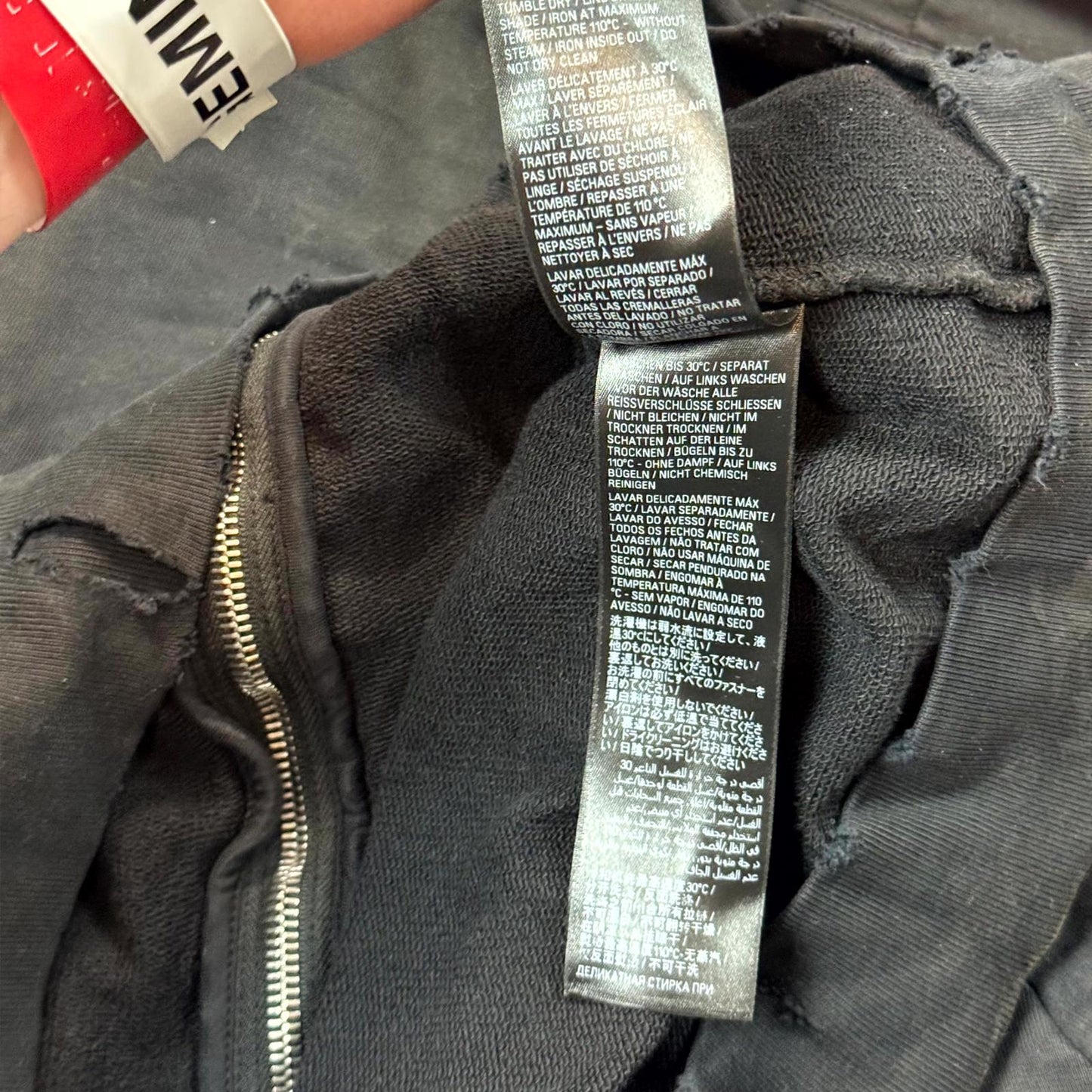 SS23 Balenciaga Mudshow Zip Up Hoodie