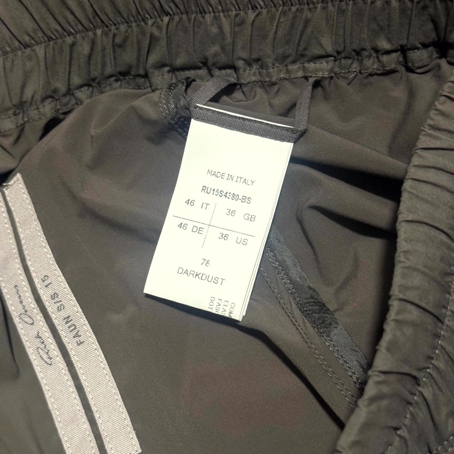 SS15 Rick Owens 'Dark Dust' Brown Dropcrotch Pants