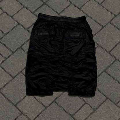 SS15 Rick Owens 'Faun' Black Lightweight Pod Shorts