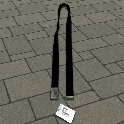 Balenciaga Adidas Black Trefoil Belt