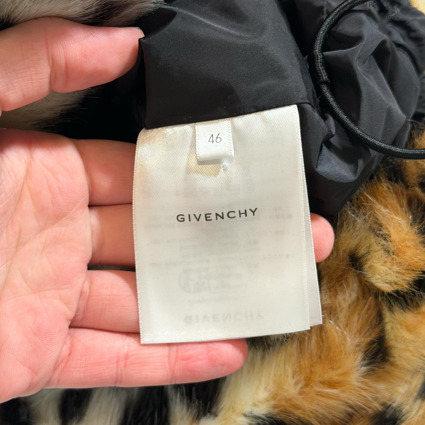 Givenchy Leopard Fur Jacket