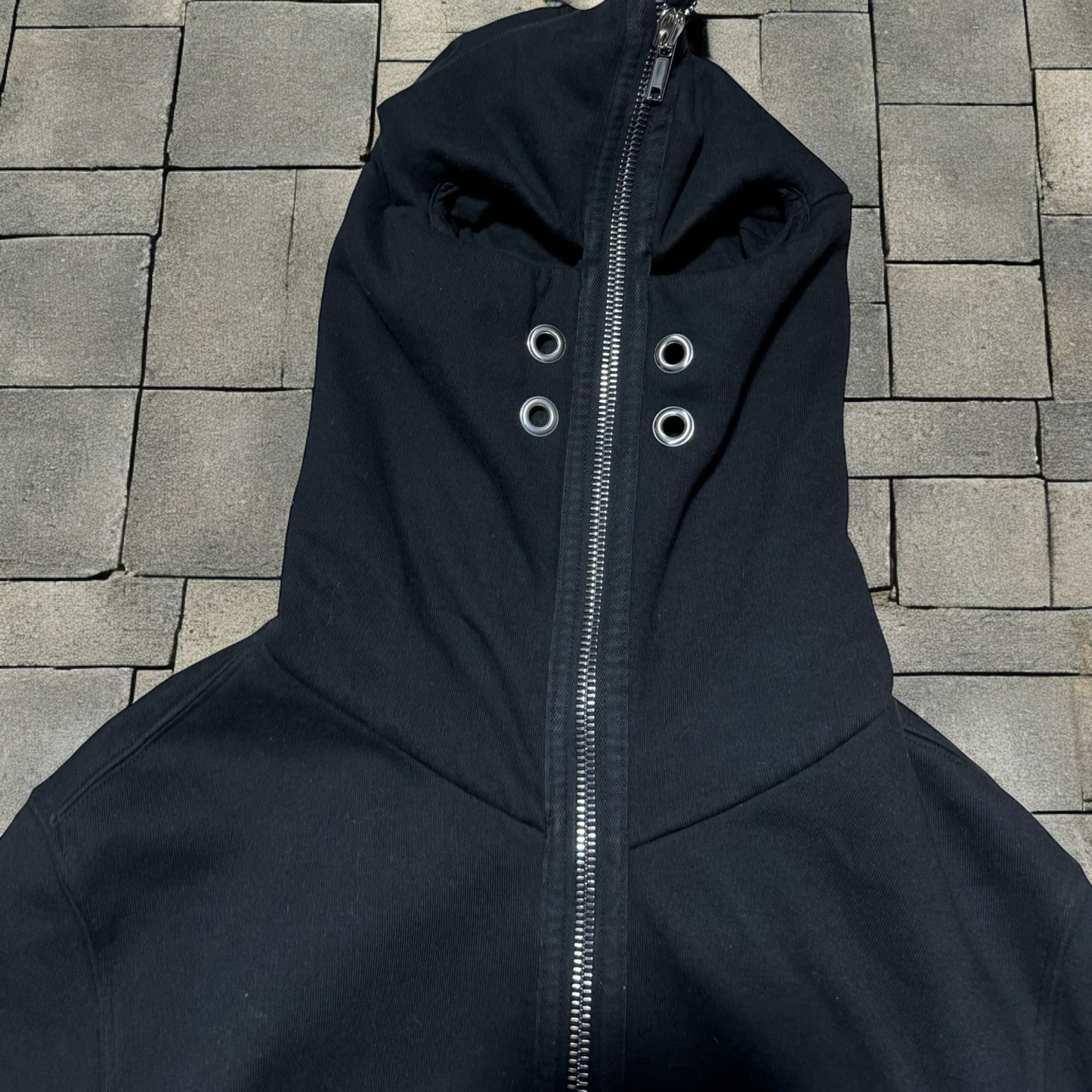 Rick Owens Masked Gimp Hoodie