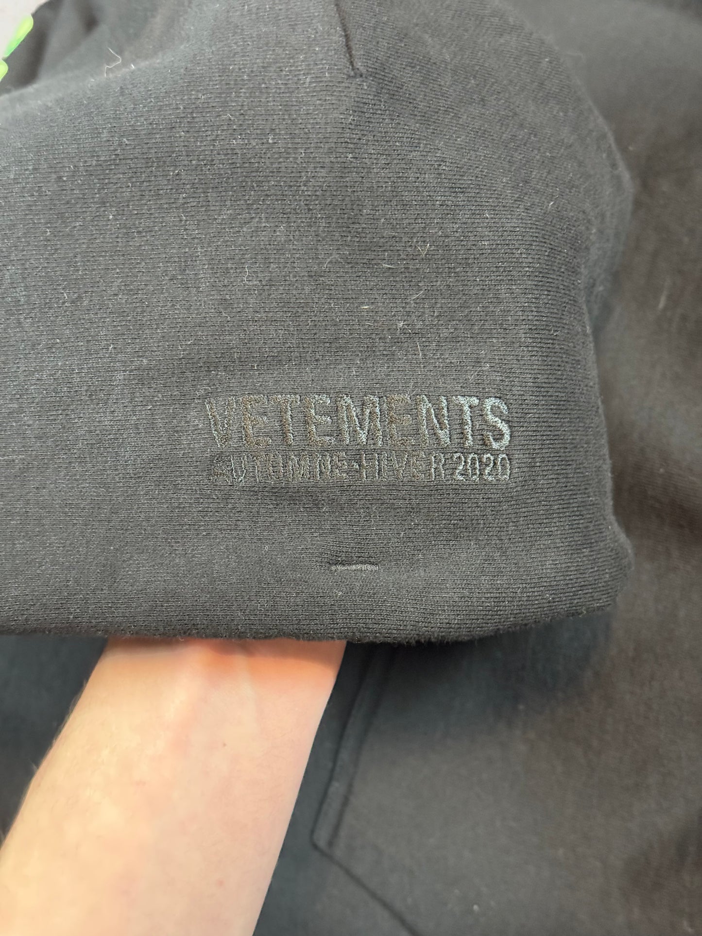 AW20 Vetements Swine Flu Hoodie