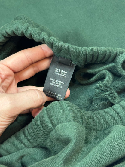 AW19 Vetements Green Spellout Sweatpants