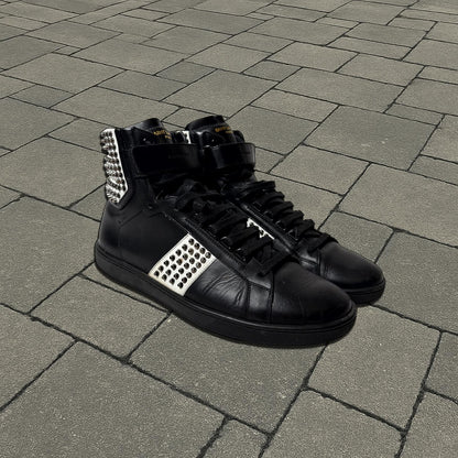 Saint Laurent Paris Studded Sneakers