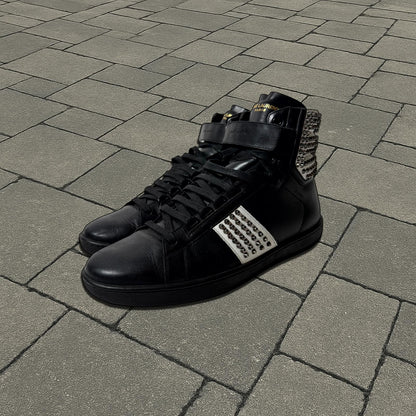 Saint Laurent Paris Studded Sneakers
