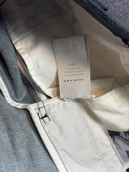 SS21 Rick Owens Waxed Denim Jacket