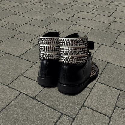 Saint Laurent Paris Studded Sneakers