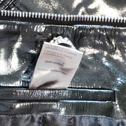 AW08 Dior Homme Patent Leather Napoleon Jacket