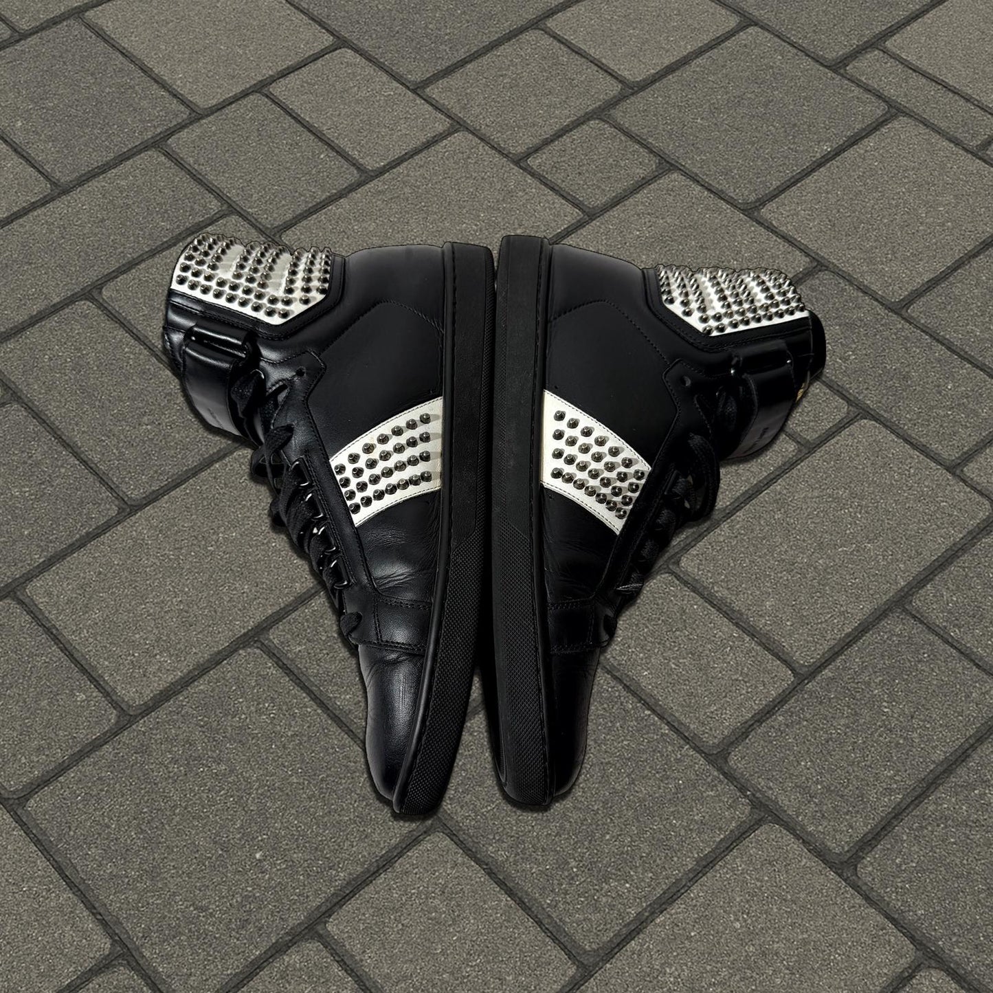 Saint Laurent Paris Studded Sneakers