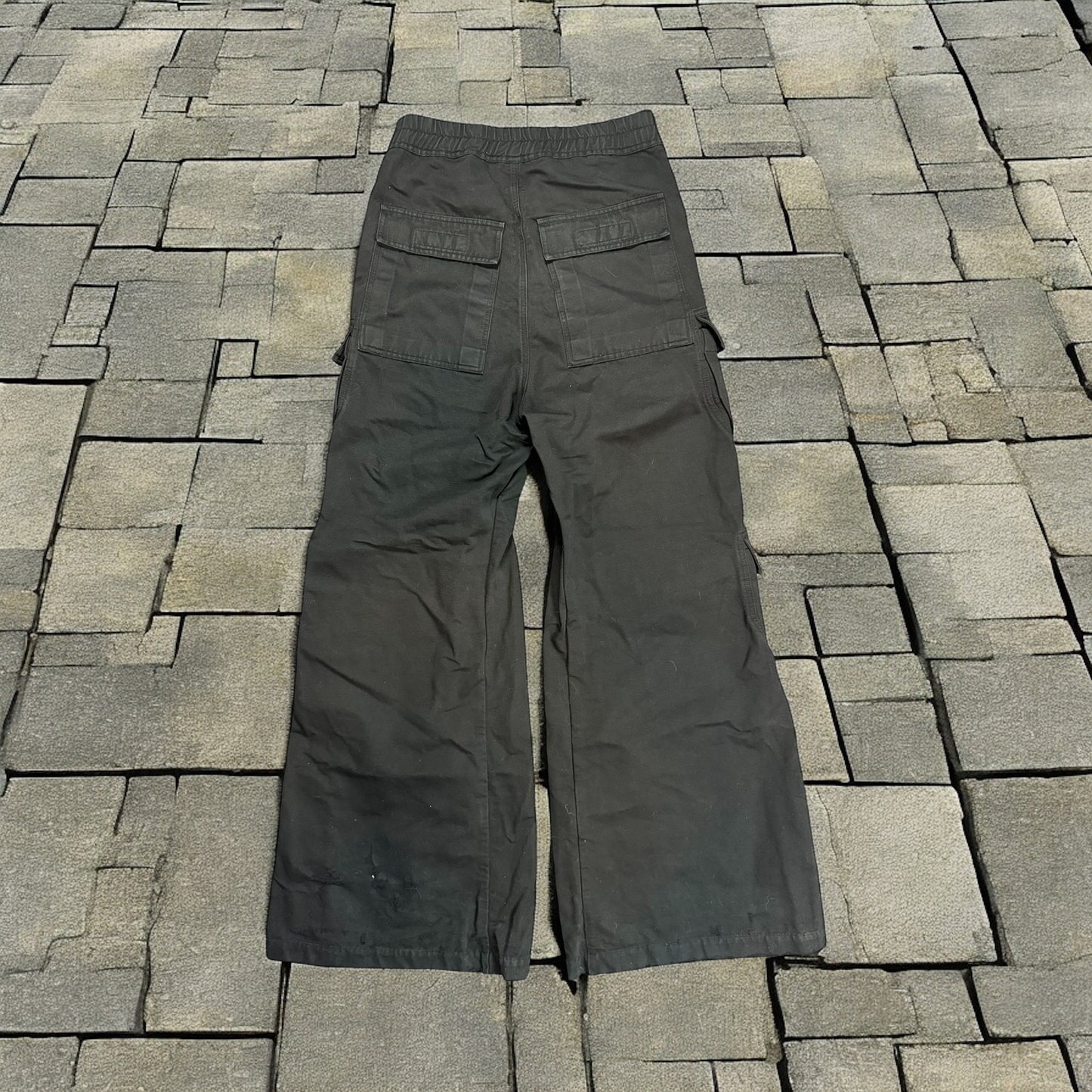 Rick Owens Black Double Cargo Bela