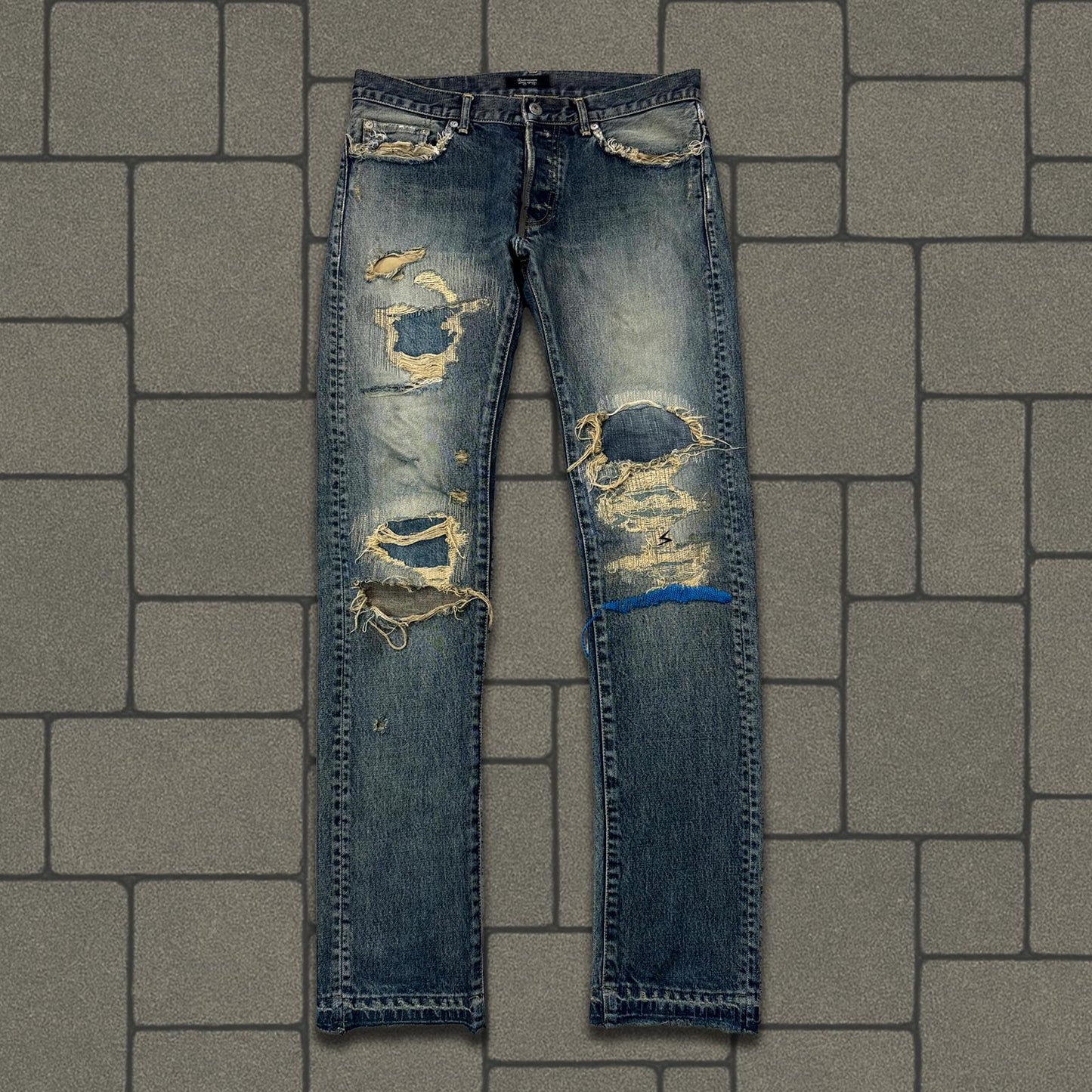 SS10 Undercover Blue Yarn 68 Denim