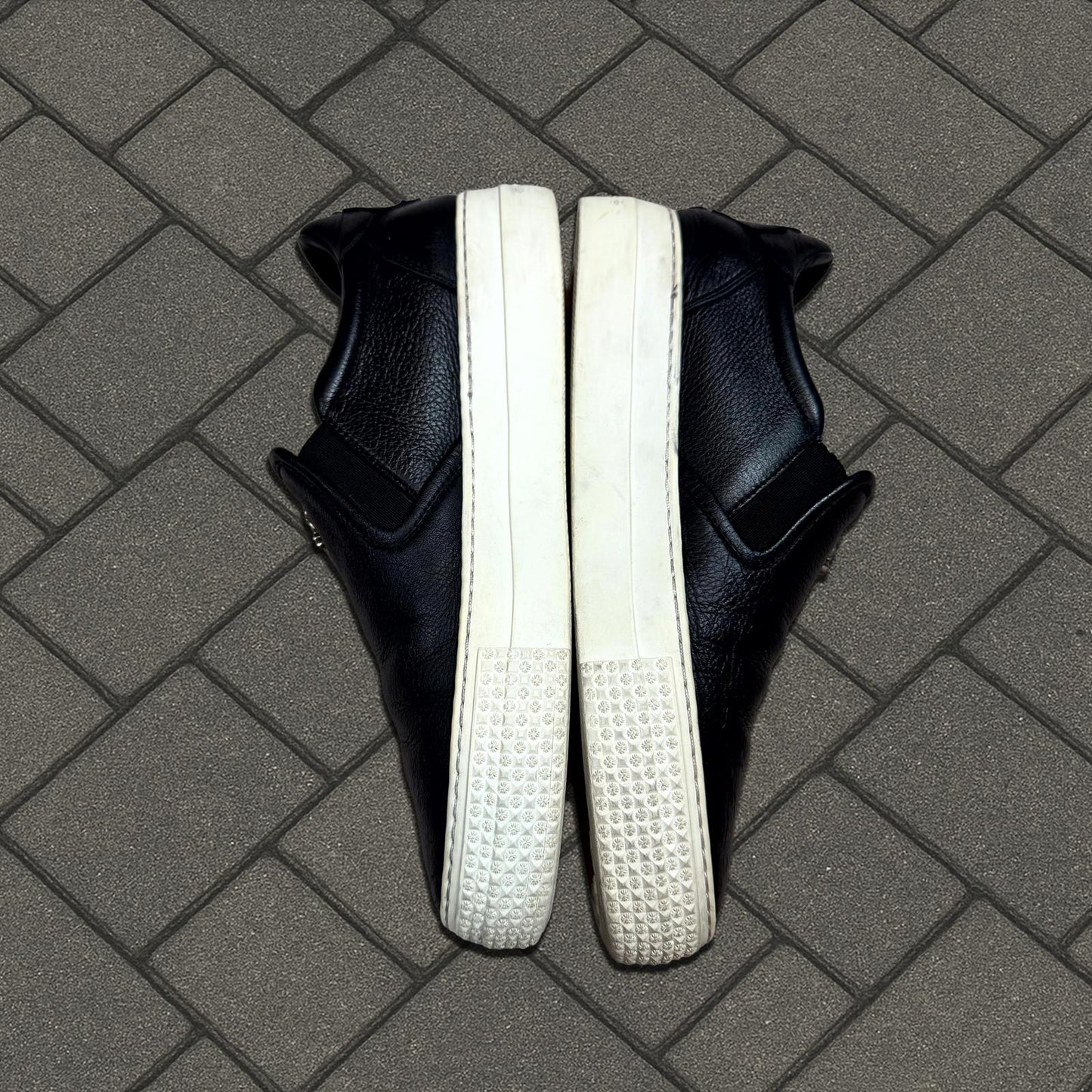 Chrome Hearts Black Dagger Slip On Shoes
