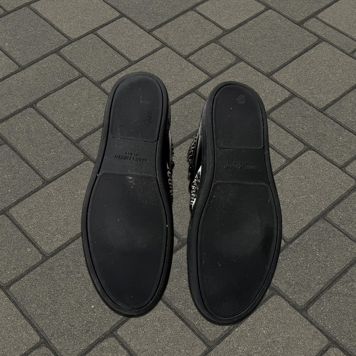 Saint Laurent Paris Studded Sneakers
